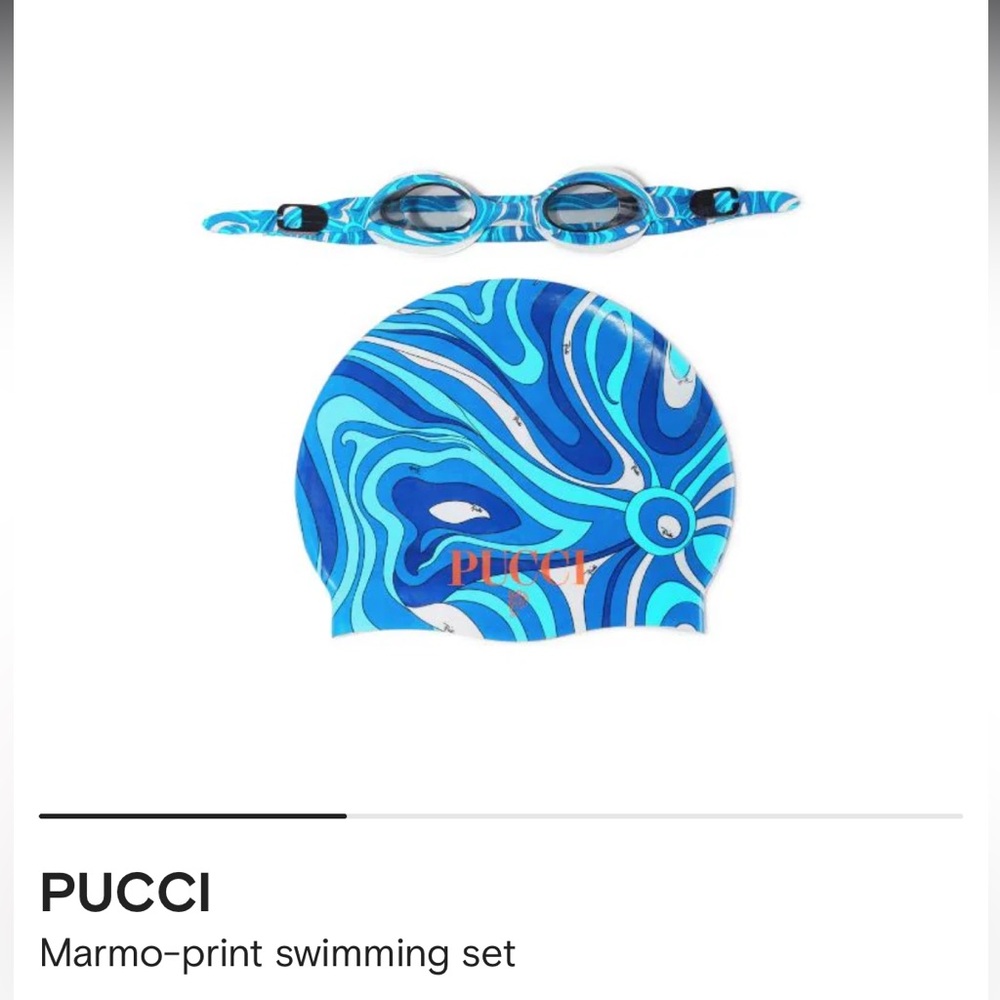 PUCCI
Marmo-print swimming set